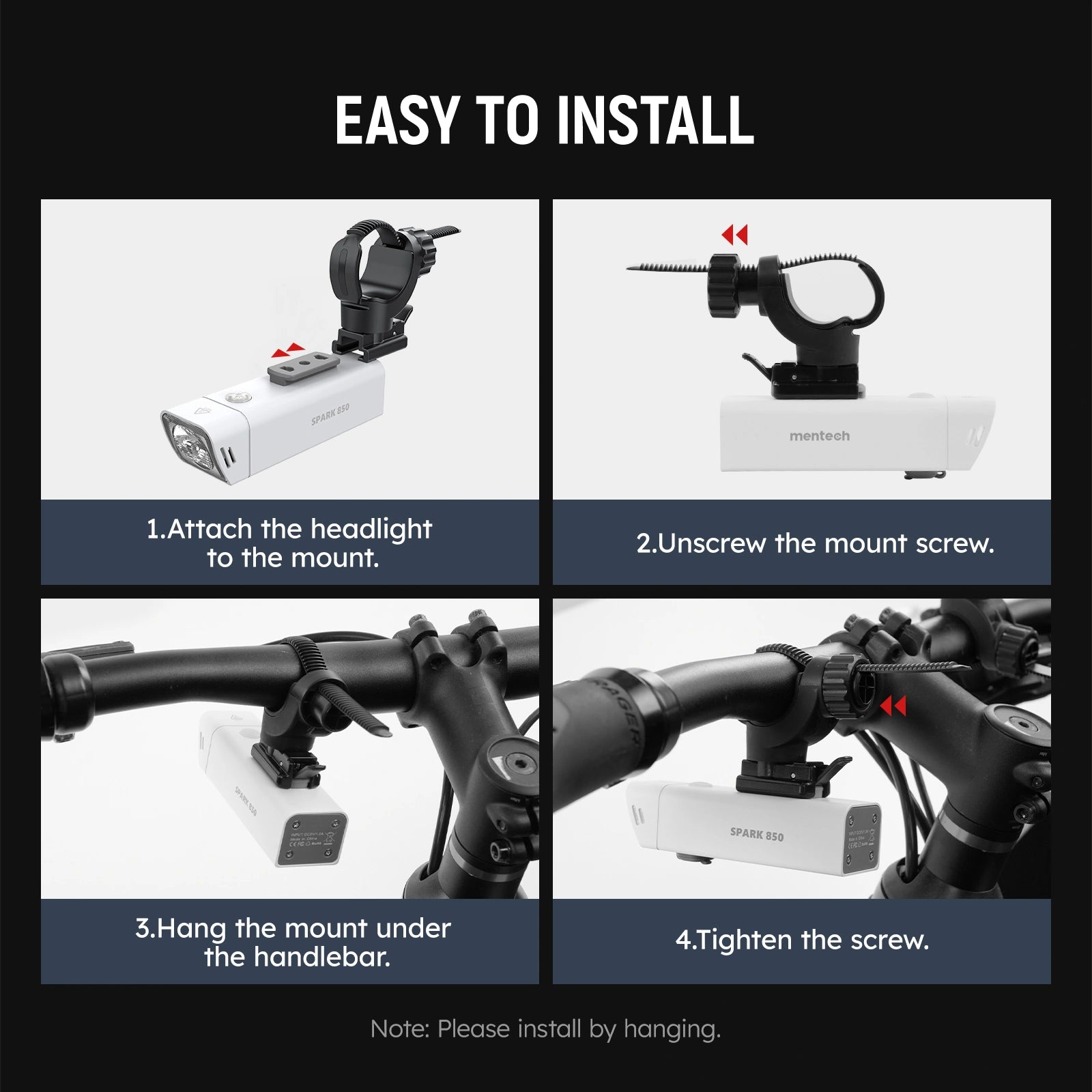 Mentech Spark 850 Road Bike Headlight